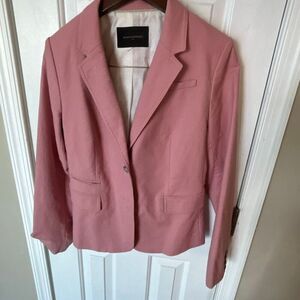 Banana republic pink blazer size S/M cotton blend